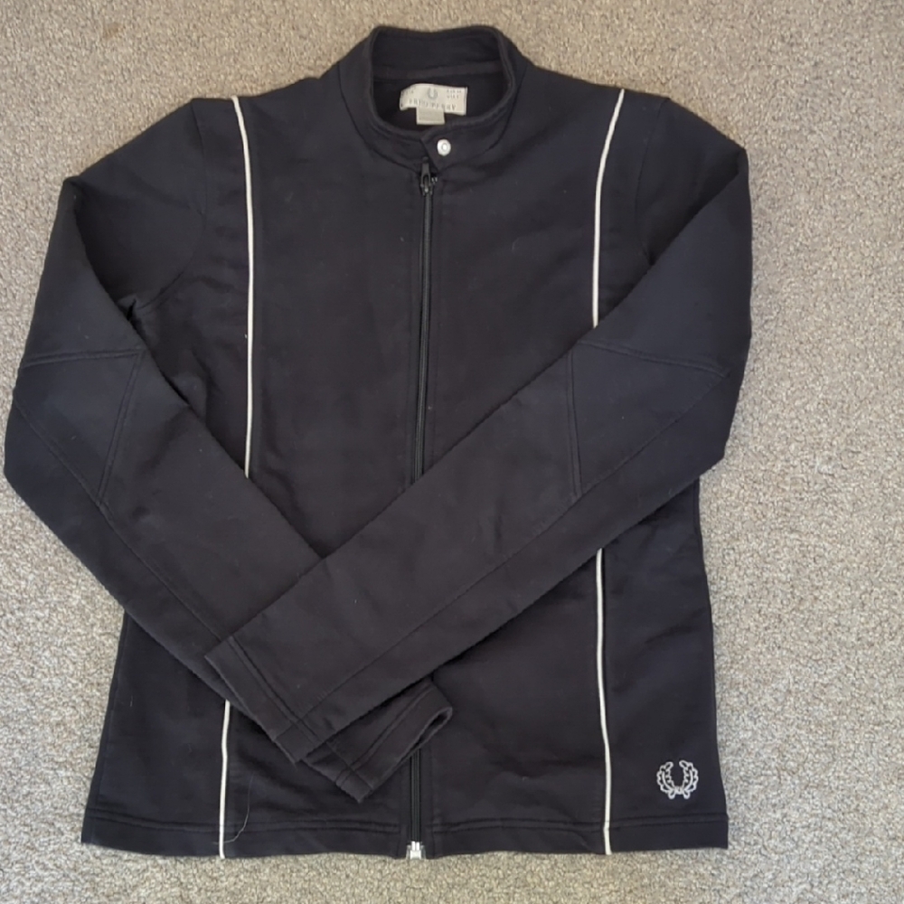 Fred Perry Black Track Jacket